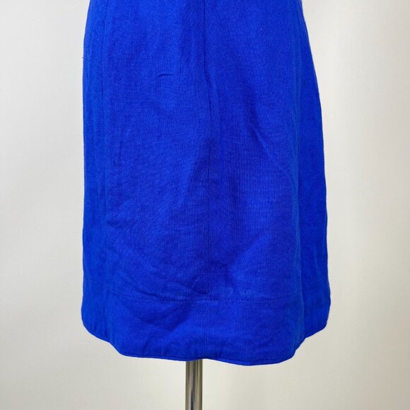NWT Farm Rio Blue Linen Blend Sleeveless Mini Dress Size S - Picture 8 of 14
